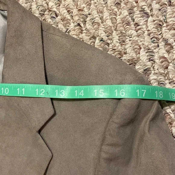 Christian Dior Men's 39R Suede Suit Jacket Blazer Two Button Sport Coat Suede - Picture 11 of 16